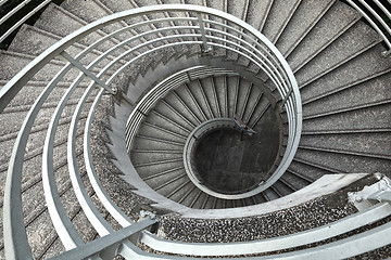 Image showing Spiral staircase