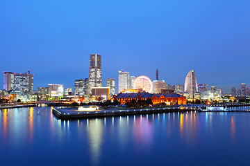 Image showing Yokohama night