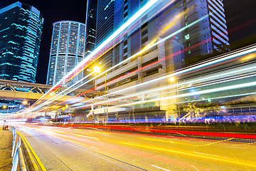 Image showing Traffic in Hong Kong city