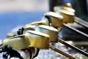 Image showing Ladle in japanese temple