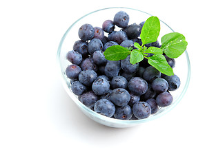 Image showing Blueberry in bowl