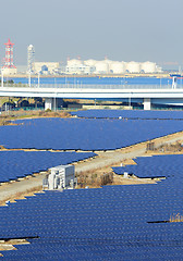 Image showing Solar panel station