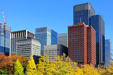 Image showing Commercial district in Tokyo