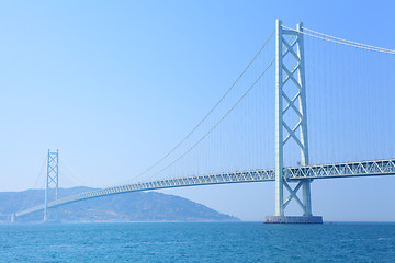 Image showing Suspension bridge in Kobe