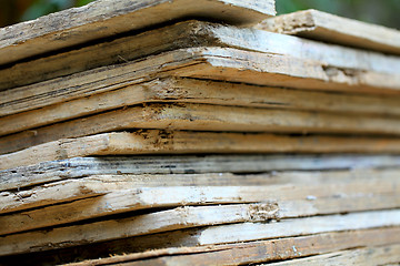 Image showing Wooden plank