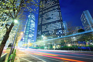 Image showing Traffic in Tokyo city