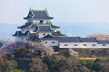 Image showing Wakayama Castle in Japan