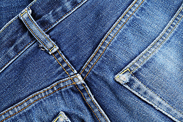 Image showing Blue jean texture