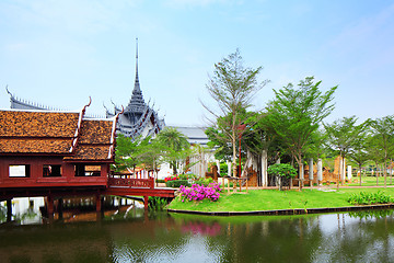 Image showing Traditional thai style house