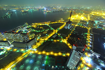 Image showing Osaka harbor