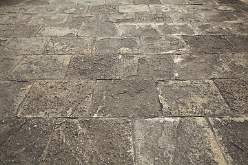 Image showing Cobblestoned pavement