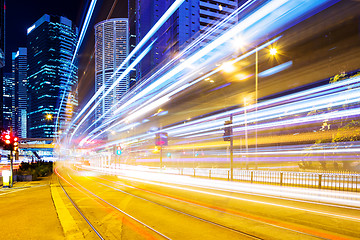 Image showing Busy traffic in Hong Kong