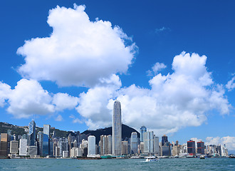 Image showing Hong Kong skyline at day time