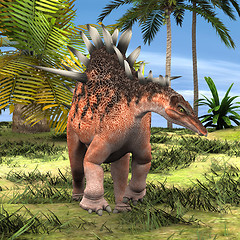 Image showing Dinosaur Kentrosaurus