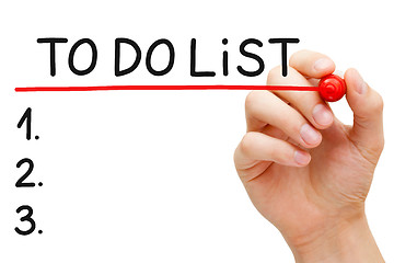 Image showing To Do List