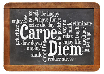 Image showing Carpe DIem word cloud