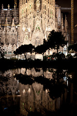 Image showing Sagrada Familia in Barcelona