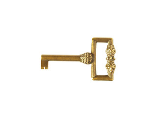 Image showing old bronze key