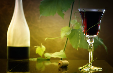 Image showing Red wine