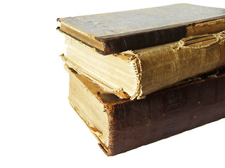 Image showing stack of the old books