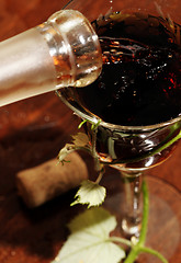 Image showing Red wine