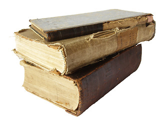 Image showing stack of the old books