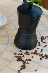 Image showing Coffee maker on the table