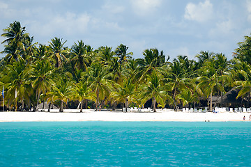 Image showing Island with beautiful beach