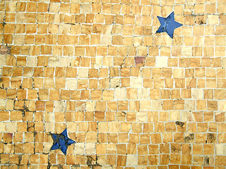 Image showing Floor mosaic tile pattern