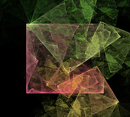 Image showing Abstract Art Cubic Space