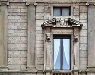 Image showing Window and columns