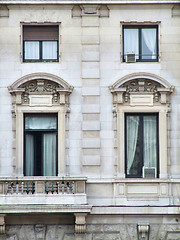 Image showing Ornate decorative windows