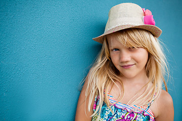 Image showing Smiling cute young girl