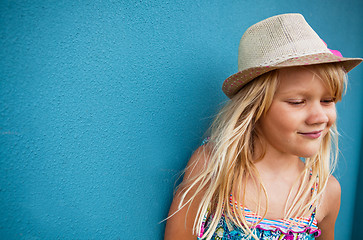 Image showing Cute happy young girl