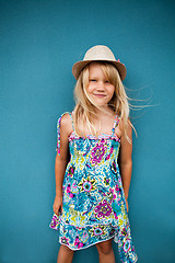 Image showing Stylish cute young girl