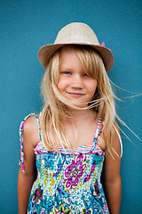 Image showing Smiling cute young girl