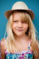 Image showing Cute happy young girl