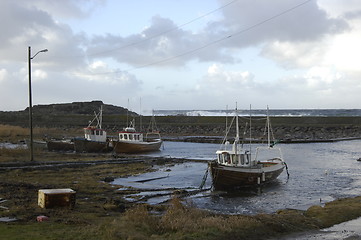 Image showing Fishing boats