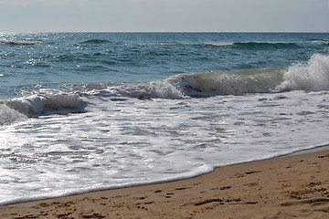 Image showing Waves of the Black Sea. Anapa, Krasnodar Krai.