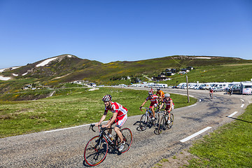 Image showing Cycling in Pyrenees