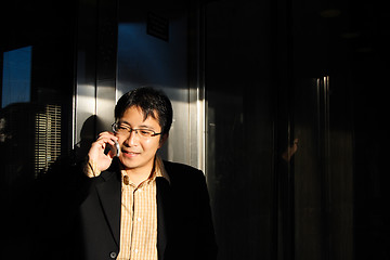 Image showing Businessman on the phone