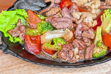 Image showing meat with vegetables