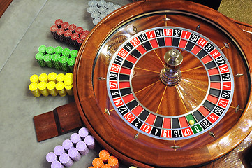 Image showing roulette wheel