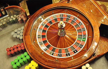 Image showing roulette wheel