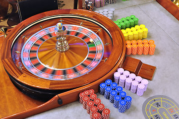 Image showing roulette wheel