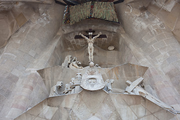 Image showing Sagrada Familia in Barcelona