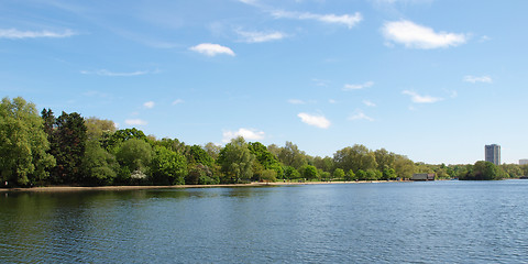 Image showing Serpentine lake London