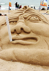 Image showing Sand sculpture