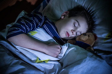 Image showing Child sleeps