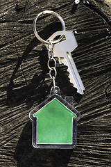 Image showing Keychain in a shape of house